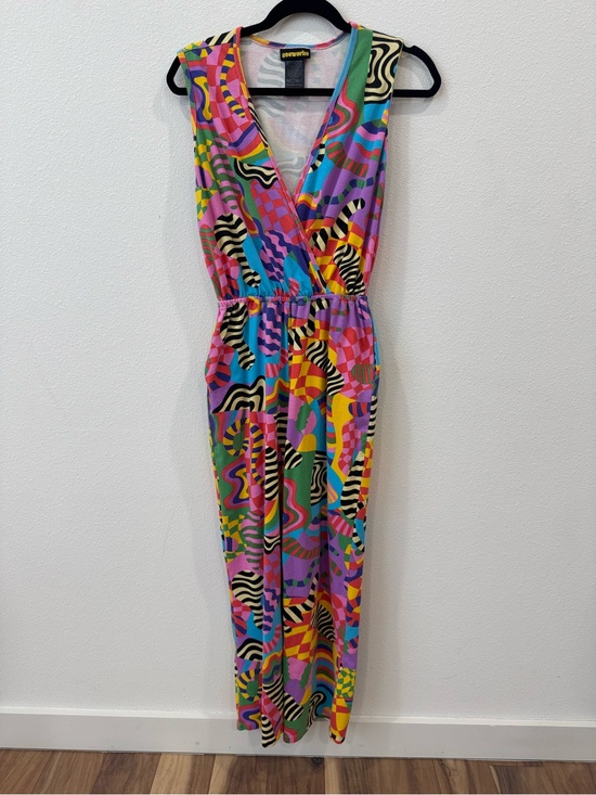Nooworks Pants - Nooworks Sonny Jumpsuit Party Time Print. Wide Leg with Pockets